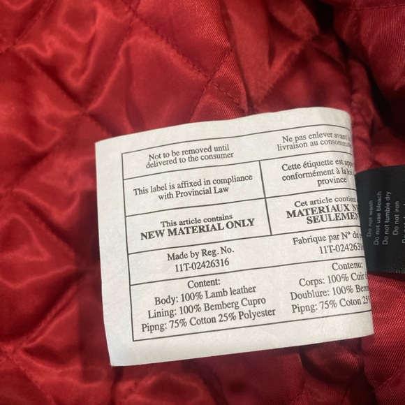 Rag and Bone Women’s Lyon Lamb Leather Jacket in Ivory, Size 6 - Picture 6 of 7